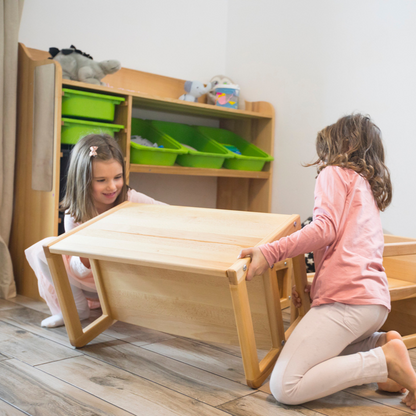 CUBE Wooden Kids Bench & Table