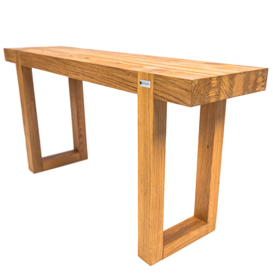 Natural Oak Rectangle Bench