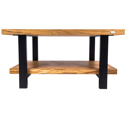 Industrijska klubska mizica Oak Double Decker