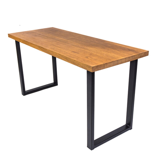 Industrial Style Oak Dining Table