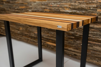Multi-color desk with a vibrant design, combining various hues for a fun and modern workspace.
