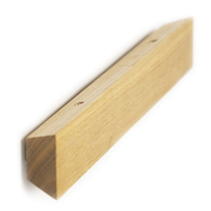 Wall-Mounted Magnetic Knife Holder in Solid Oak