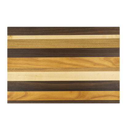 Multicolour Cutting Board in Walnut, Oak, Ash & Cherry