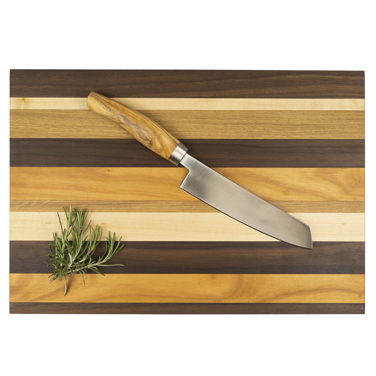 Multicolour Cutting Board in Walnut, Oak, Ash & Cherry