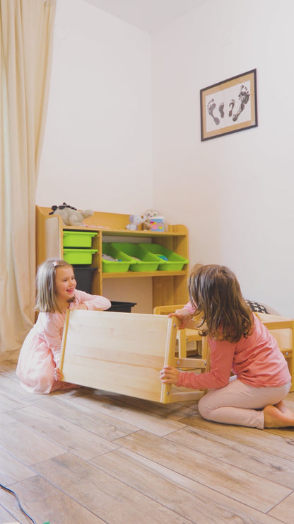 CUBE Wooden Kids Bench & Table