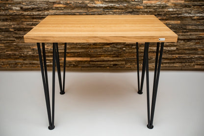 Scandinavian Style Hairpin Oak Desk