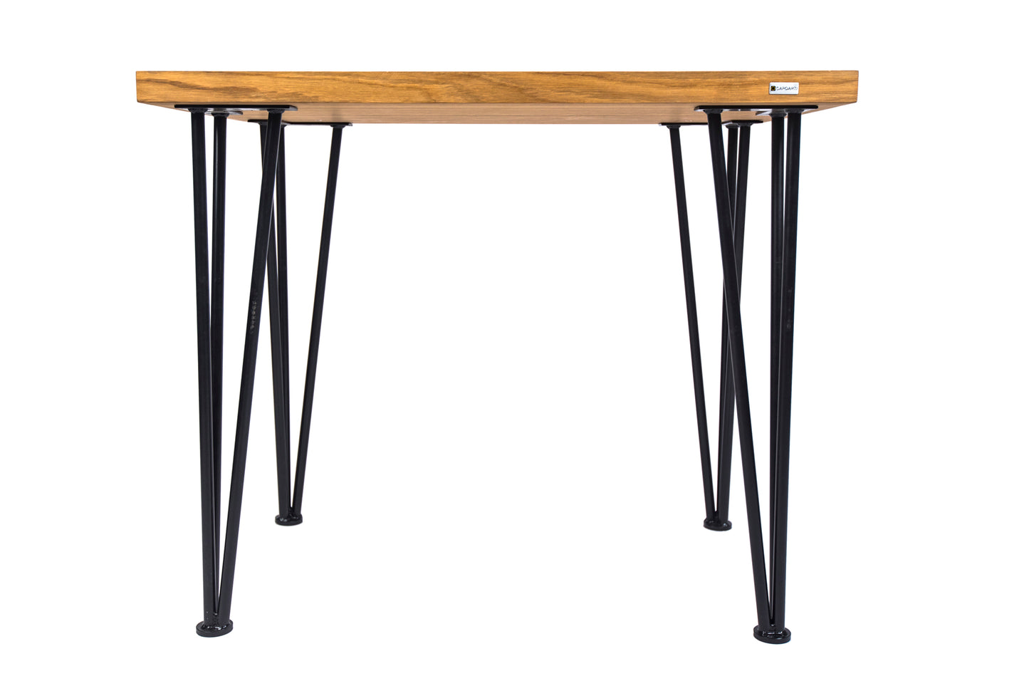 Scandinavian Style Hairpin Oak Desk