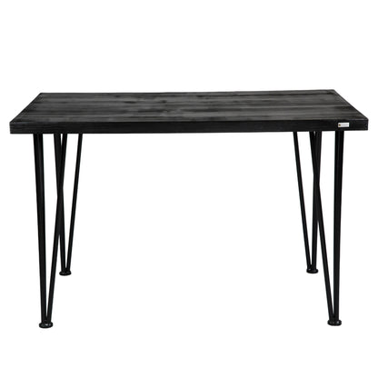 Black Hairpin Dining Table
