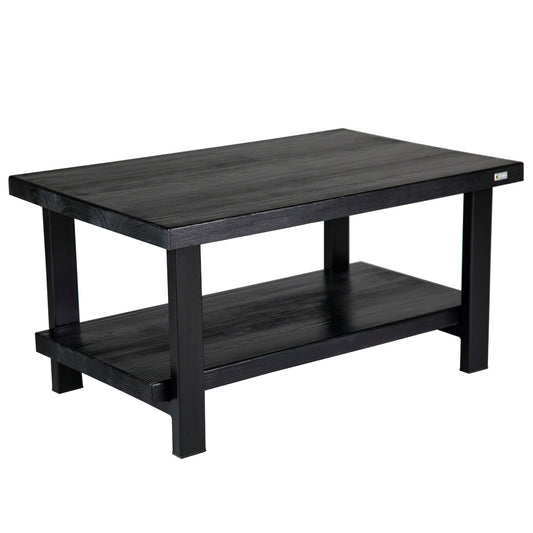 Black Double Decker Coffee Table