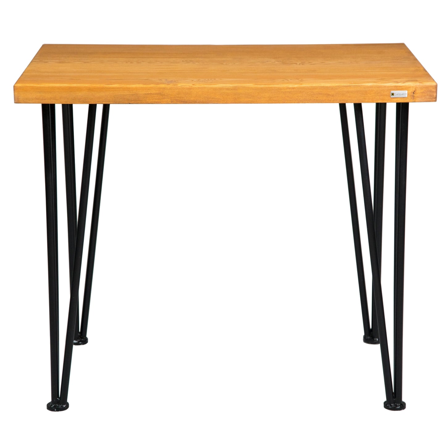 Haarnadel-Schreibtisch aus Holz