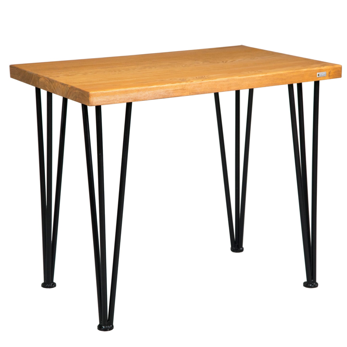 Haarnadel-Schreibtisch aus Holz