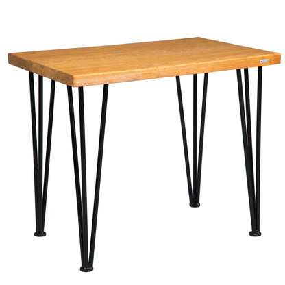 Haarnadel-Schreibtisch aus Holz