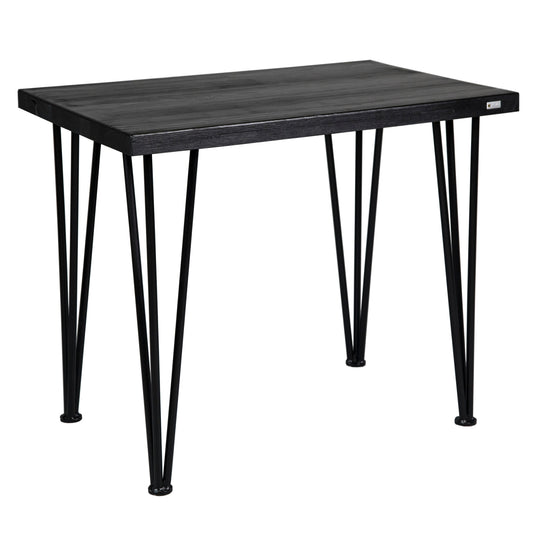Black Hairpin Spruce Desk