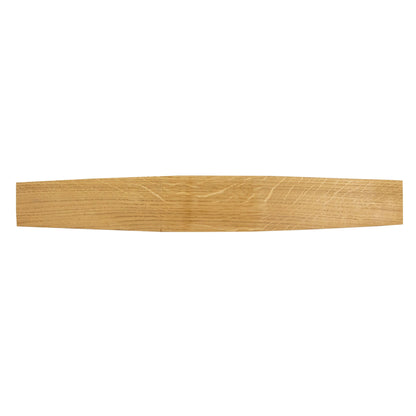 Sculpted Wall-Mounted Magnetic Knife Holder in Solid Oak
