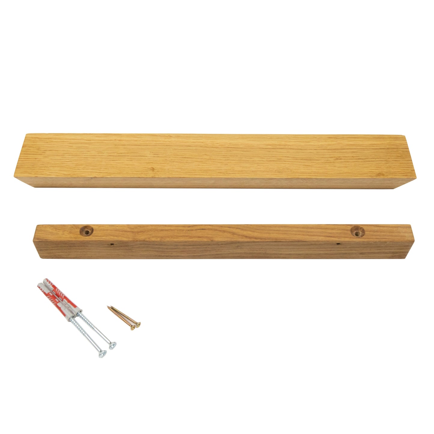 Wall-Mounted Magnetic Knife Holder in Solid Oak